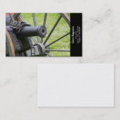 Visitekaartje blanco voor producenten van pistolen (Voorkant / Achterkant)