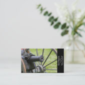 Visitekaartje blanco voor producenten van pistolen (Staand voorkant)