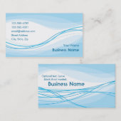 Visitekaartje (blauw) (Voorkant / Achterkant)
