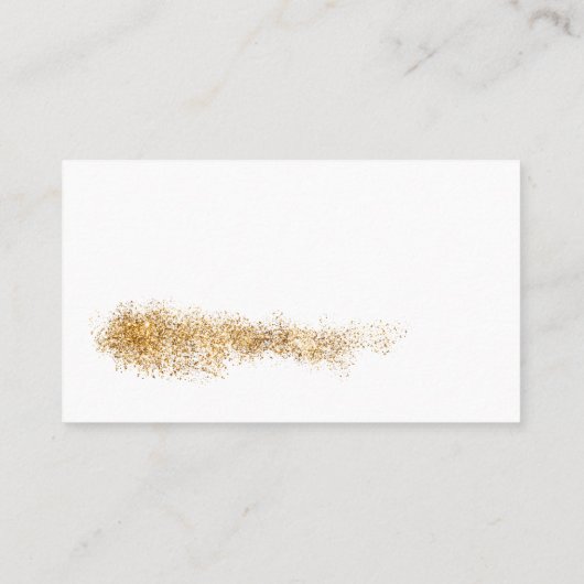 Visitekaartje Blauw- en goudpenselen (Achterkant)