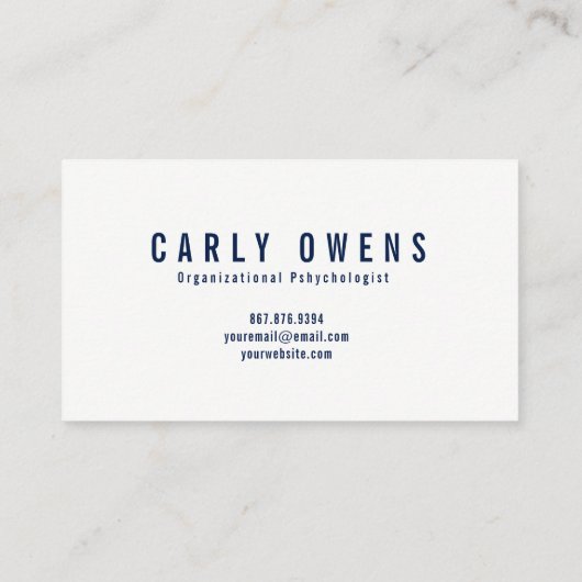 Visitekaartje blauw en Paarse Waterverf (Achterkant)