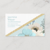 Visitekaartje Blauw Forals (Achterkant)