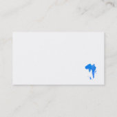 Visitekaartje Blauw schildpad (Achterkant)