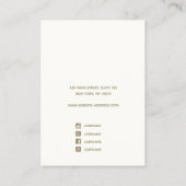 Visitekaartje Blauw Waterverf Sky Veroorning Displ (Achterkant)