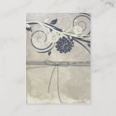 Visitekaartje blauwe bloemen (Achterkant)