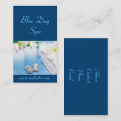 Visitekaartje Blauwe dag (Voorkant / Achterkant)