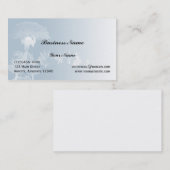 Visitekaartje Blauwe Dandelion (Voorkant / Achterkant)