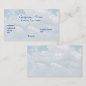 visitekaartje "Blauwe hemden" (Voorkant / Achterkant)