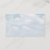 visitekaartje "Blauwe hemden" (Achterkant)