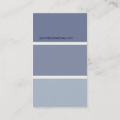 Visitekaartje Blauwe schilders (Achterkant)