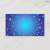 Visitekaartje Blauwe sterren (Achterkant)