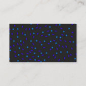 Visitekaartje Blauwe sterren (Achterkant)