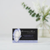 Visitekaartje blauwe vlinder (Staand voorkant)