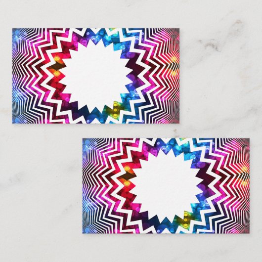 Visitekaartje Bloemblauw (Voorkant / Achterkant)