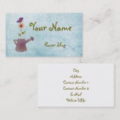 Visitekaartje bloemen (Voorkant / Achterkant)