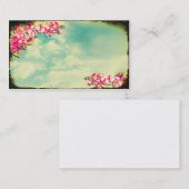 visitekaartje bloemen in de hemel (Voorkant / Achterkant)