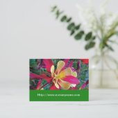 visitekaartje bloemen kwekerij (Staand voorkant)