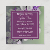 Visitekaartje Blossom Square (Achterkant)