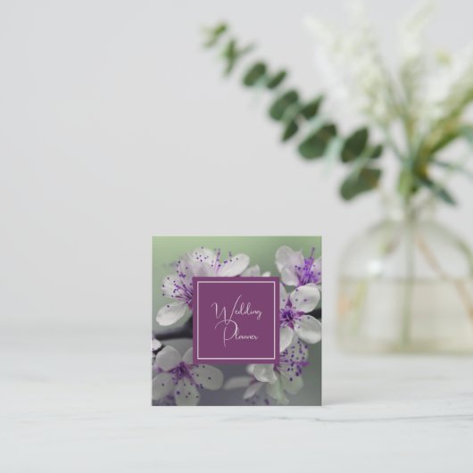 Visitekaartje Blossom Square (Staand voorkant)