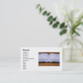 Visitekaartje boeken (Staand voorkant)