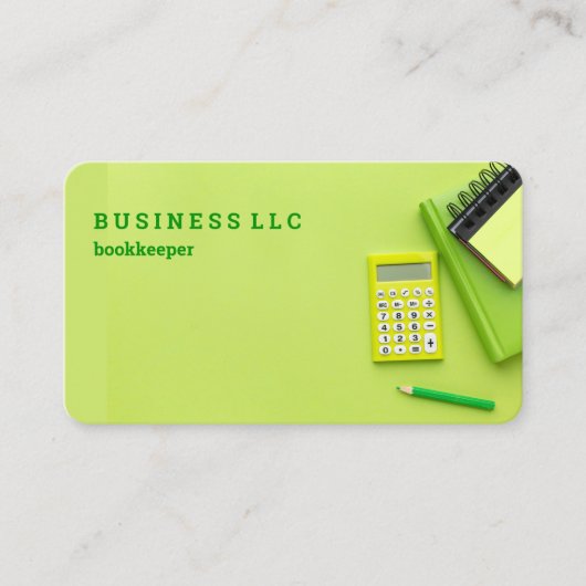 Visitekaartje Boekhoudkundige accountant (Voorkant)