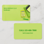 Visitekaartje Boekhoudkundige accountant (Voorkant / Achterkant)