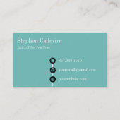 Visitekaartje Boekpictogrammen (Achterkant)