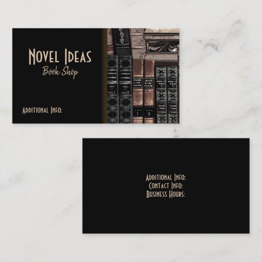 Visitekaartje Boekwinkel (Voorkant / Achterkant)