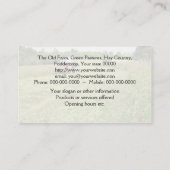 Visitekaartje boerderij (Achterkant)