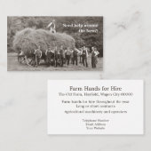 Visitekaartje boerderij (Voorkant / Achterkant)