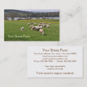 Visitekaartje boerderij schapen (Voorkant / Achterkant)