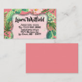 Visitekaartje Bohemian Cactus Succulenten Dessert (Voorkant / Achterkant)