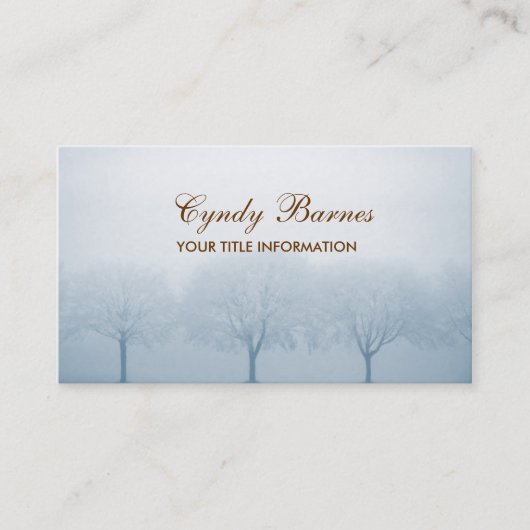 Visitekaartje Bomen (Voorkant)