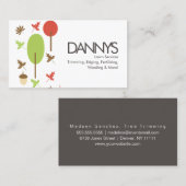 Visitekaartje Boom pictogram Lawn Services (Voorkant / Achterkant)