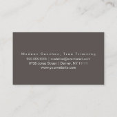 Visitekaartje Boom pictogram Lawn Services (Achterkant)