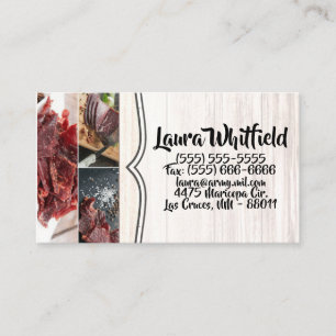 visitekaartje Boots Country Rustic Western Draag B