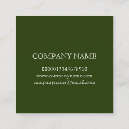 VISITEKAARTJE : BOTANISCHE "MAGNOLIA" VAN REDOUTÉ (Achterkant)