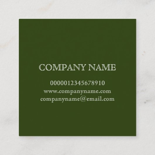 VISITEKAARTJE : BOTANISCHE SINAASAPPELS (Achterkant)