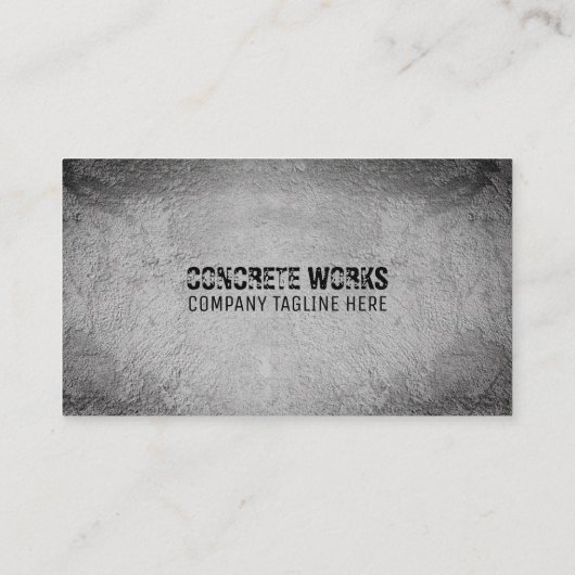 Visitekaartje bouwbedrijf (Achterkant)