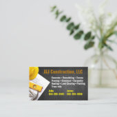 Visitekaartje bouwbedrijf (Staand voorkant)