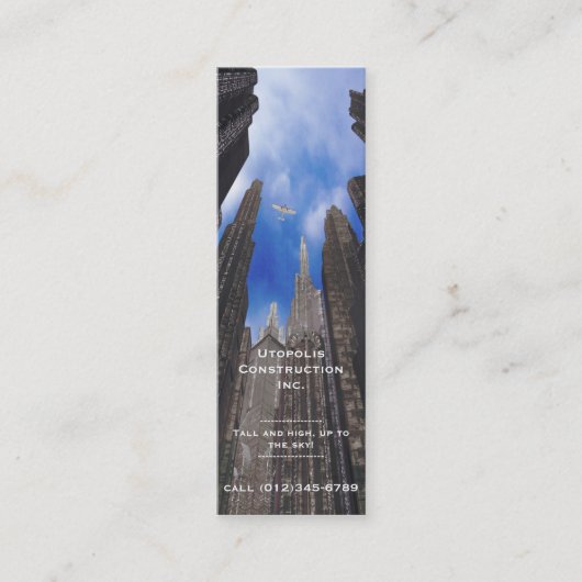 visitekaartje bouwbedrijf (Voorkant)