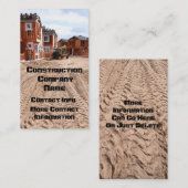 Visitekaartje bouwbedrijf (Voorkant / Achterkant)