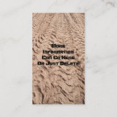 Visitekaartje bouwbedrijf (Achterkant)