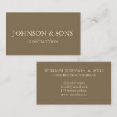 Visitekaartje bouwbedrijf (Voorkant / Achterkant)