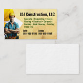 Visitekaartje bouwbedrijf (Voorkant / Achterkant)