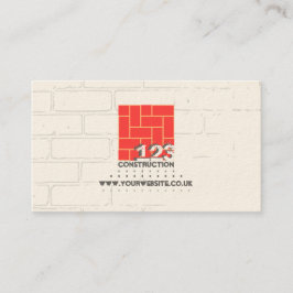Visitekaartje bouwbedrijf/bouwbedrijf