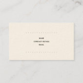 Visitekaartje bouwbedrijf/bouwbedrijf (Achterkant)