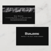 Visitekaartje bouwcontractant (Voorkant / Achterkant)