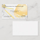 Visitekaartje bouwdiensten architect (Voorkant / Achterkant)