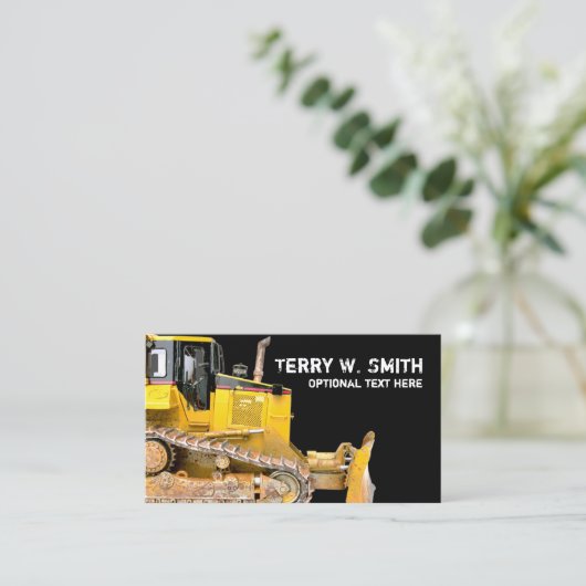 Visitekaartje bouwschotel (Staand voorkant)